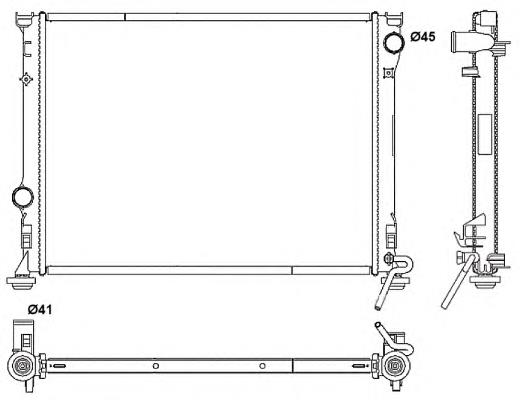 Радіатор основний NRF 53042 ціна, від 129.36 USD