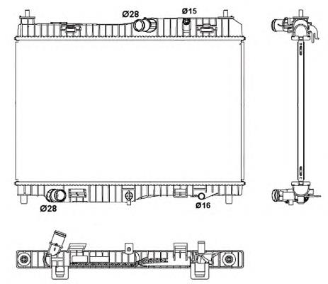 Купити 8V518005FD Ford Радіатор двигуна