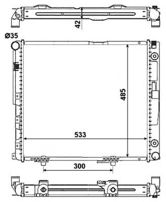 Радіатор основний NRF 516573 ціна, від 129.03 USD