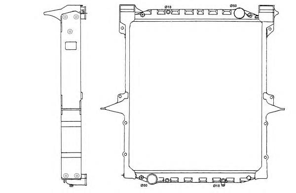 Радіатор основний NRF 51528 ціна, від 378.06 USD