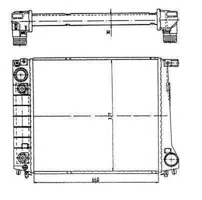 Радіатор охолодження NRF 51350