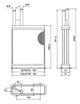 Радіатор пічки (обігрівача) NRF 52066 ціна, від 19.48 USD