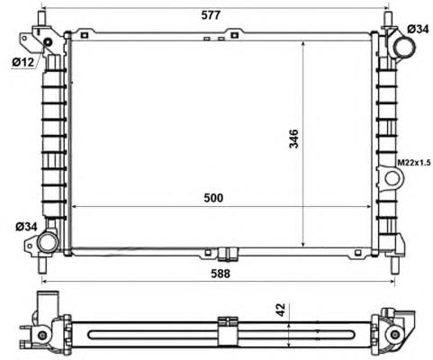 Радіатор основний NRF 52142 ціна, від 56.29 USD