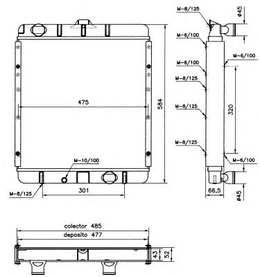 Радіатор охолодження NRF 52137
