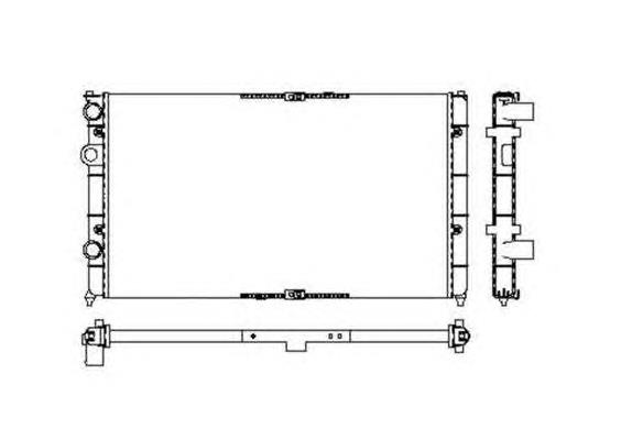 Радіатор основний NRF 53632 ціна, від 64.96 USD