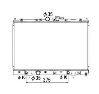 Радіатор основний NRF 53686 ціна, від 103.57 USD