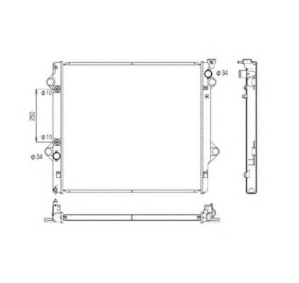 Радіатор основний NRF 53568 ціна, від 118.13 USD