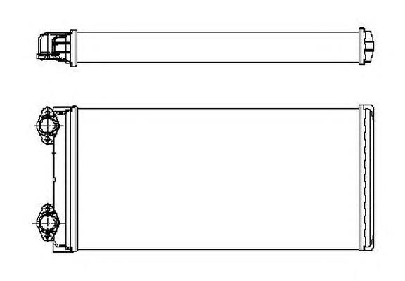 Радіатор пічки (обігрівача) NRF 53546 ціна, від 28.47 USD