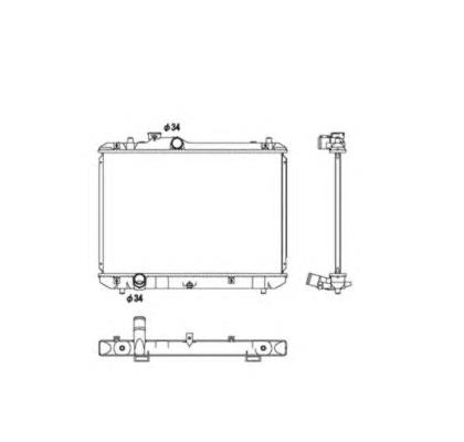 Радіатор основний NRF 53582 ціна, від 93.57 USD