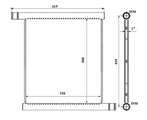 Радіатор основний NRF 53598 ціна, від 71.67 USD