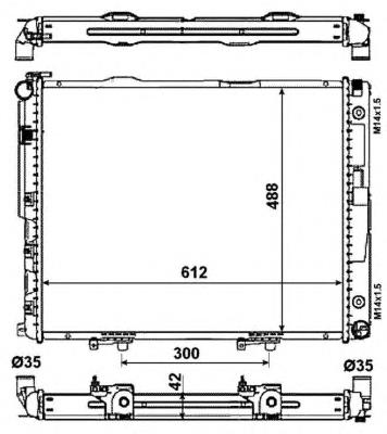 Радіатор основний NRF 53786 ціна, від 181.03 USD