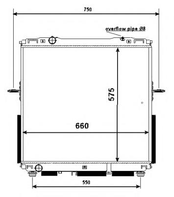 Купити 53367 NRF Радіатор двигуна
