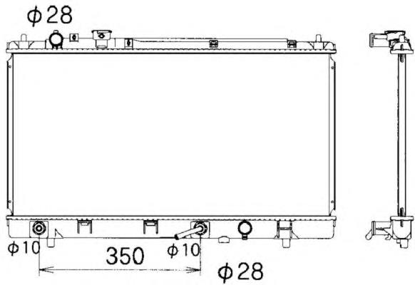 Радіатор основний NRF 53340 ціна, від 69.68 USD