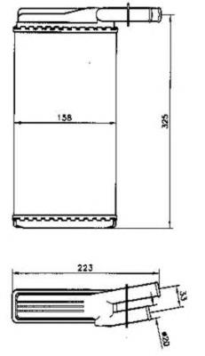 Купити 53220 NRF Теплообмінник