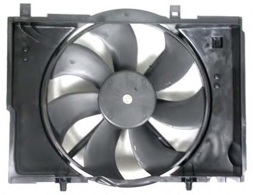 500223W4 Polcar Дифузор радіатора охолодження, в зборі з двигуном і крильчаткою