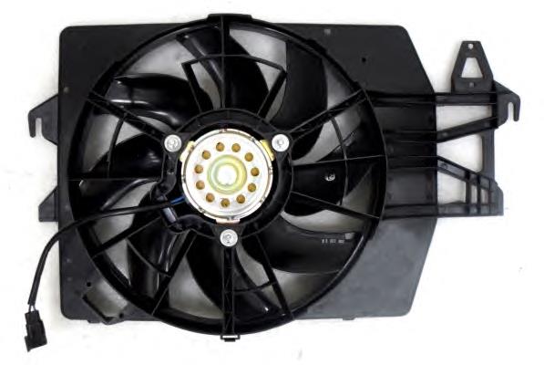Купити 1076615 Ford Дифузор радіатора охолодження, в зборі з двигуном і крильчаткою