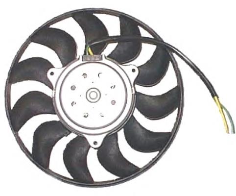 47616 NRF електровентилятор охолодження в зборі (двигун + крильчатка)