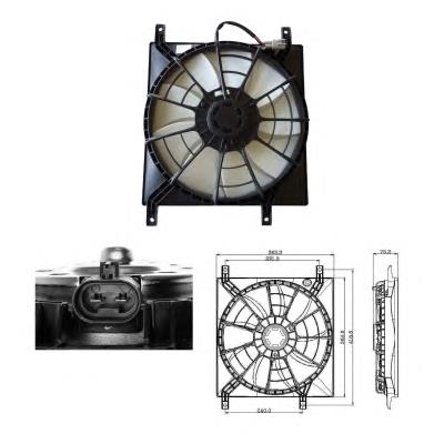 Купити CFF389000S Mahle Original Дифузор радіатора охолодження, в зборі з двигуном і крильчаткою