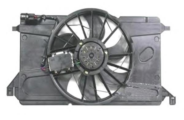 Дифузор радіатора охолодження, в зборі з двигуном і крильчаткою NRF 47266 ціна, від 72.30 USD
