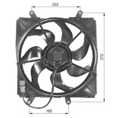 Двигун вентилятора системи охолодження NRF 47054 ціна, від 88.10 USD