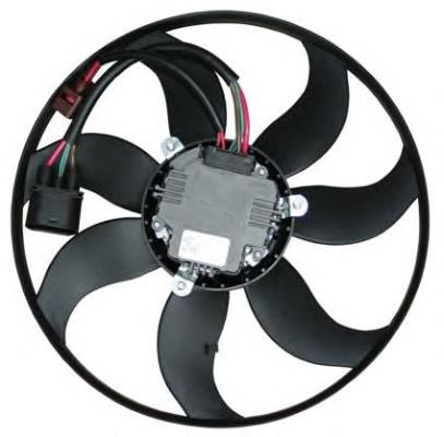 Купити 47389 NRF Електровентилятор охолодження в зборі (двигун + крильчатка), лівий