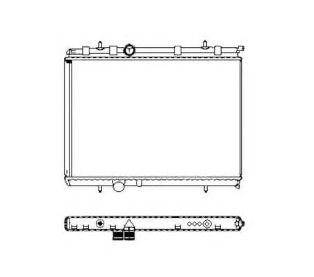 Купити 50440 NRF Радіатор двигуна