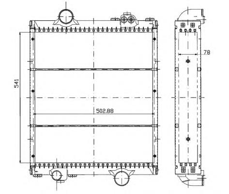 Радіатор охолодження NRF 50494