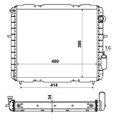 Радіатор основний Renault (RVI) 7700804240 ціна, від 43.87 USD