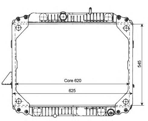 Радіатор основний NRF 503475 ціна, від 8997.89 UAH