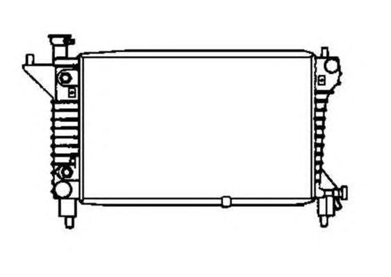 Радіатор основний NRF 50254 ціна, від 188.11 USD
