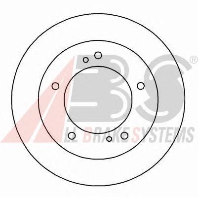 Диск переднього гальма ABS 15657 ціна, від 30.87 USD