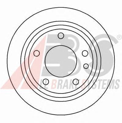 Купити 15742 ABS Диск заднього гальма