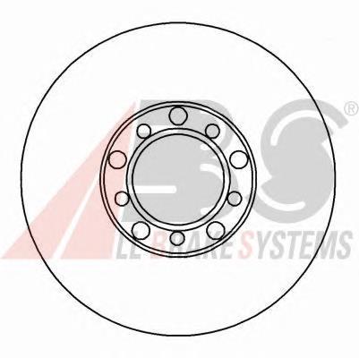 Диск переднього гальма ABS 15743 ціна, від 35.52 USD
