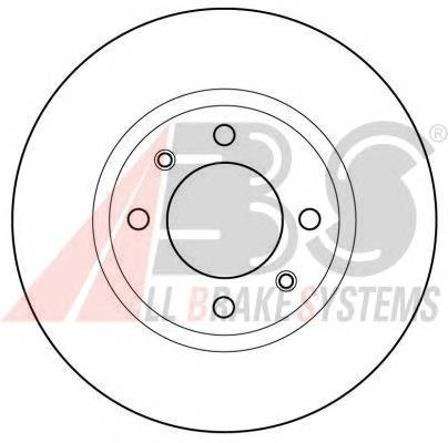 Диск переднього гальма ABS 15414 ціна, від 19.50 USD