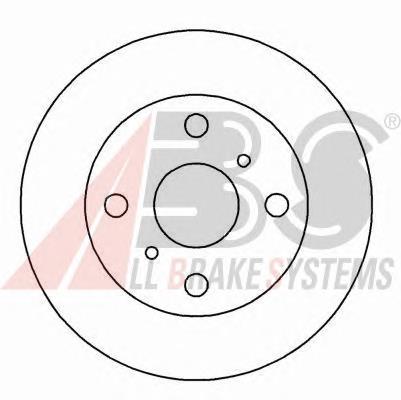 Диск гальмівний передній Toyota 4351220110