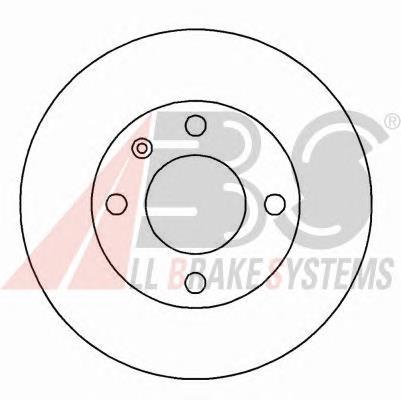 Диск переднього гальма ABS 15771 ціна, від 28.08 USD