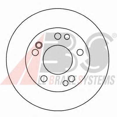 Диск переднього гальма ABS 15778 ціна, від 23.53 USD
