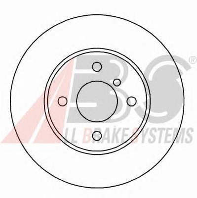 Диск переднього гальма ABS 15767 ціна, від 28.35 USD