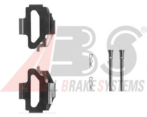 Ремкомплект гальмівних колодок ABS 1141Q ціна, від 6.08 USD