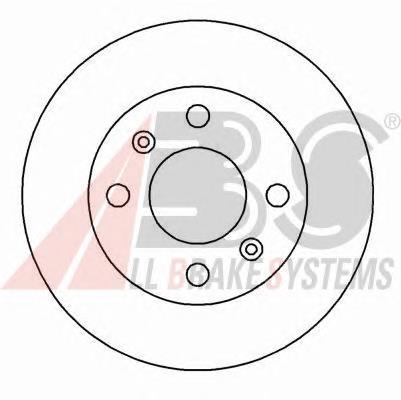 Диск переднього гальма ABS 15116 ціна, від 18.59 USD
