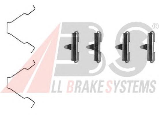 Ремкомплект гальмівних колодок ABS 1270Q ціна, від 5.07 USD