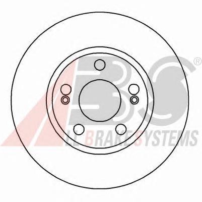 Диск переднього гальма ABS 16219 ціна, від 38.96 USD
