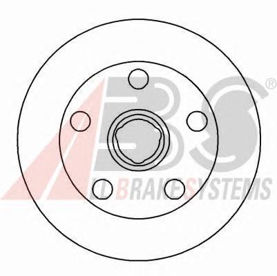 Купити 16329 ABS Диск заднього гальма