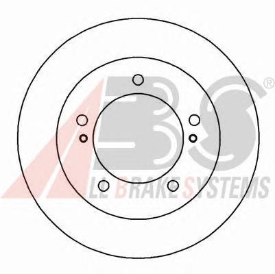 Диск переднього гальма ABS 16294 ціна, від 26.04 USD