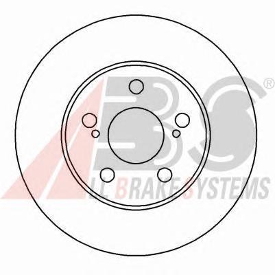 Диск переднього гальма ABS 16301 ціна, від 28.32 USD