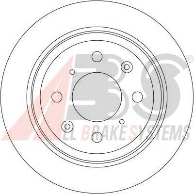 Купити 15983 ABS Диск заднього гальма