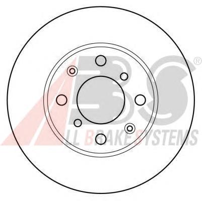 Диск переднього гальма ABS 16039 ціна, від 22.41 USD