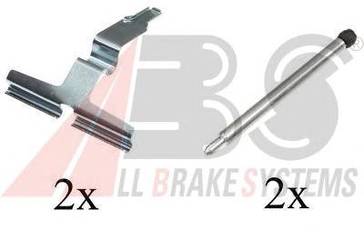 Ремкомплект гальмівних колодок ABS 1602Q ціна, від 6.24 USD