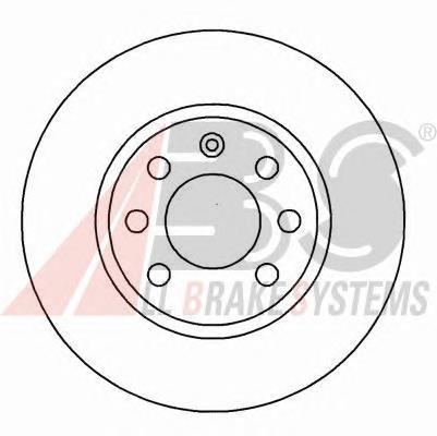 Диск переднього гальма ABS 15929 ціна, від 26.86 USD