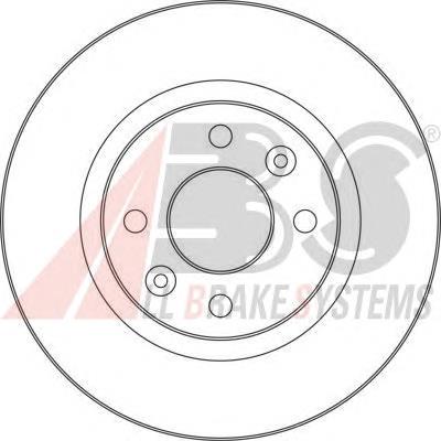Диск переднього гальма ABS 16150 ціна, від 25.20 USD